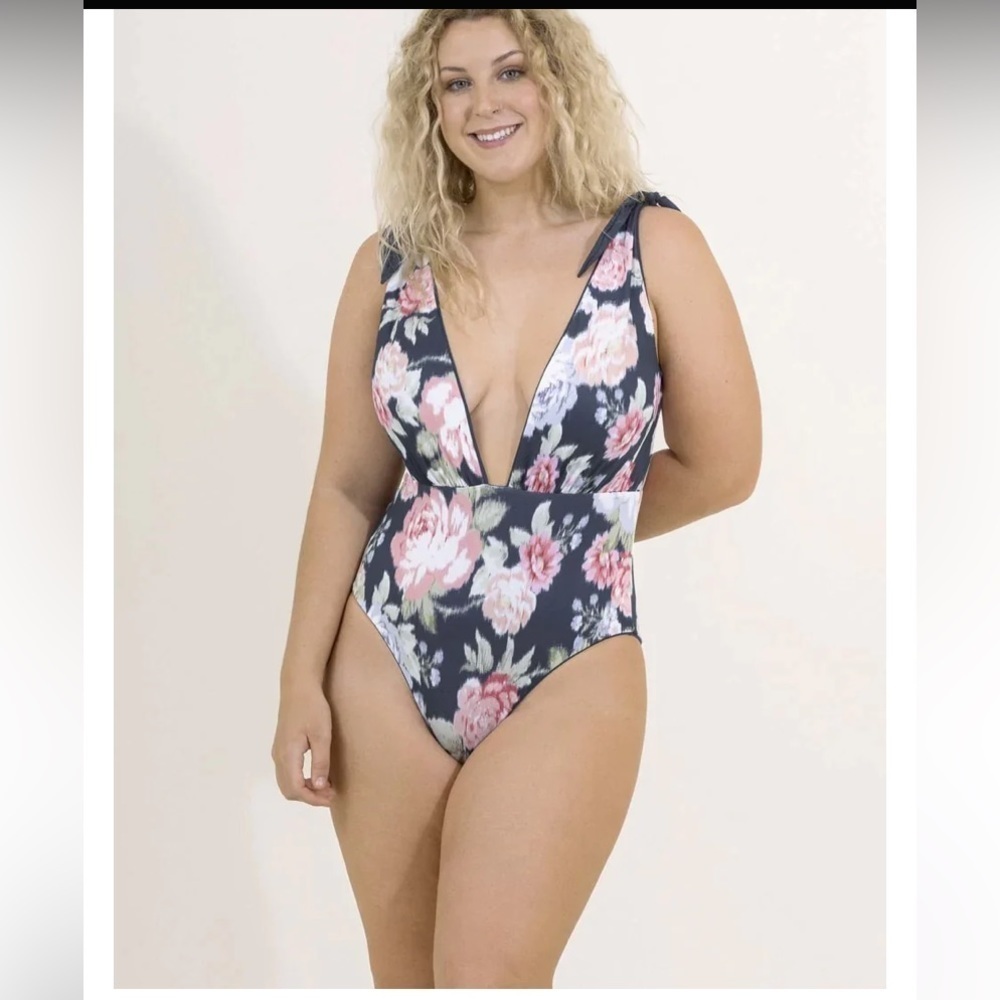 Maaji Navy Reversible One Piece Swimsuit